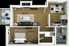 1 Bedroom, 1 Bathroom Floor Plan 1 Bedroom, 1 Bathroom Floor Plan