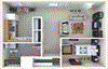 1 Bedroom, 1 Bathroom Floor Plan 1 Bedroom, 1 Bathroom Floor Plan