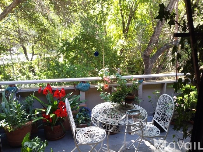 A hallway with a red carpet and pictures on the wall.