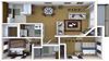 2 Bedroom, 2 Bathroom Floor Plan 2 Bedroom, 2 Bathroom Floor Plan