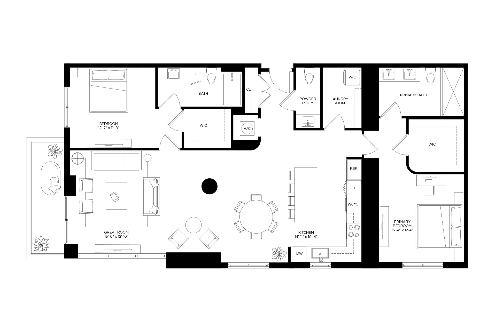 2 Bed/2.5 Bath-B4