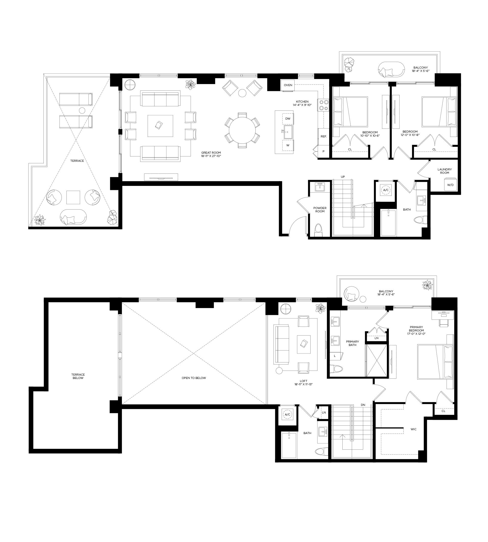 3 Bed/3.5 Bath Loft-TH4.1