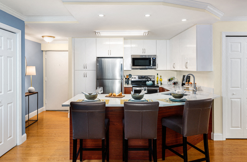 Water View Terrace Apartments -  Arlington Style Kitchen