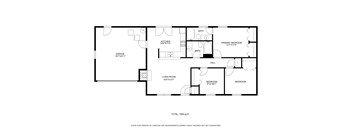 3/2 1150 sqft