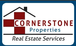 A logo for Cornerstone Properties Real Estate Services.