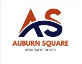 A logo for Auburn Square Apartment Homes.