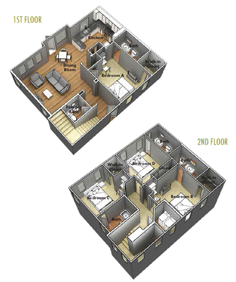 1451 Centre Place Dr 2-5 Beds Apartment for Rent - Photo Gallery 22