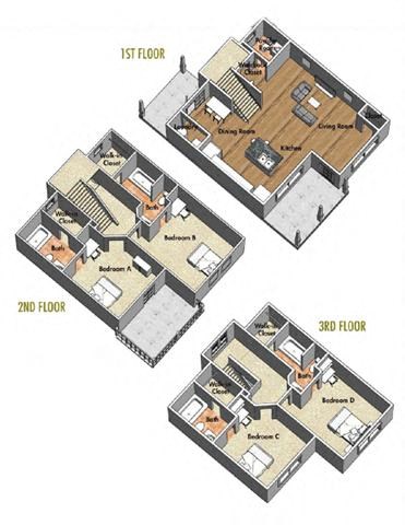 1451 Centre Place Dr 2-5 Beds Apartment for Rent - Photo Gallery 19