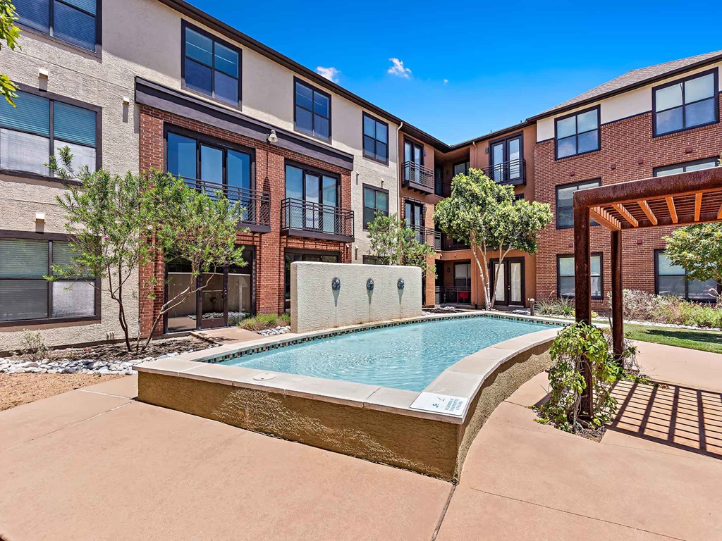 our apartments offer a swimming pool in front of our building