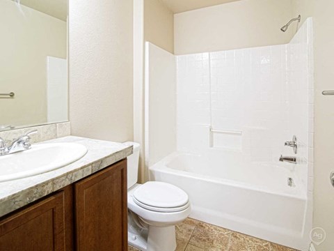 a bathroom with a sink toilet and a shower