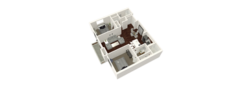 2 Bed 2 Bath Plan A at The Vista at Laguna, Laguna Niguel, CA, 92677