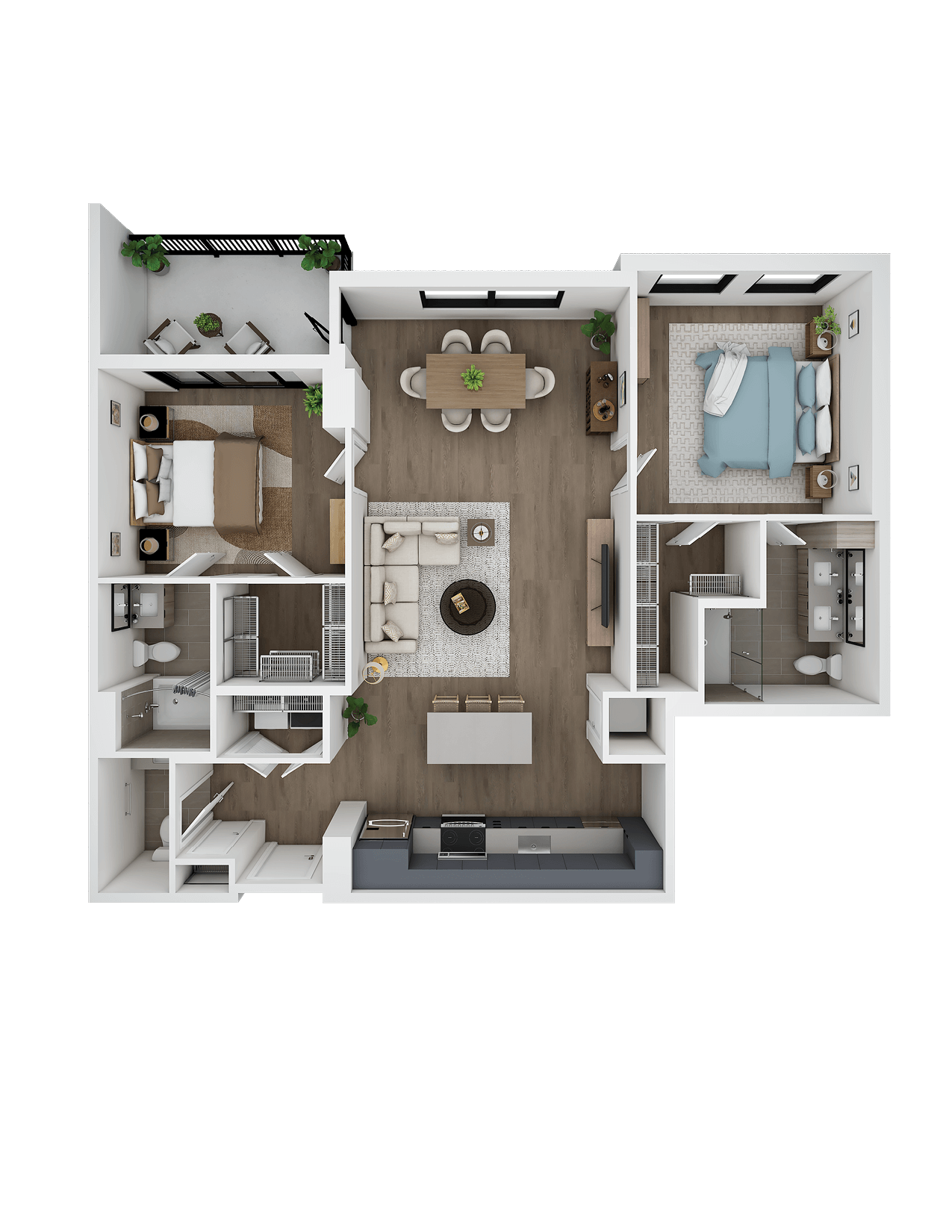 2 Bed/2.5 Bath-B2