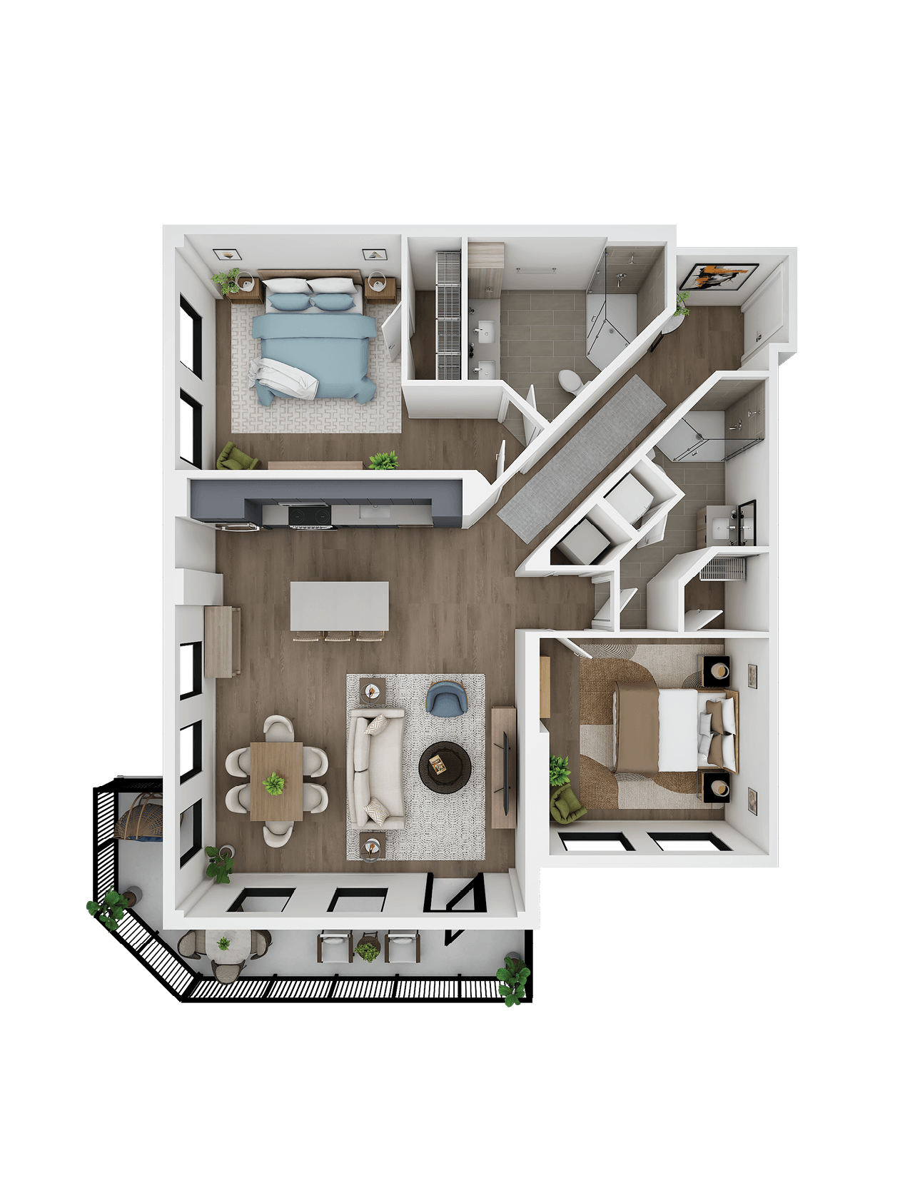 2 Bed/2 Bath-B3