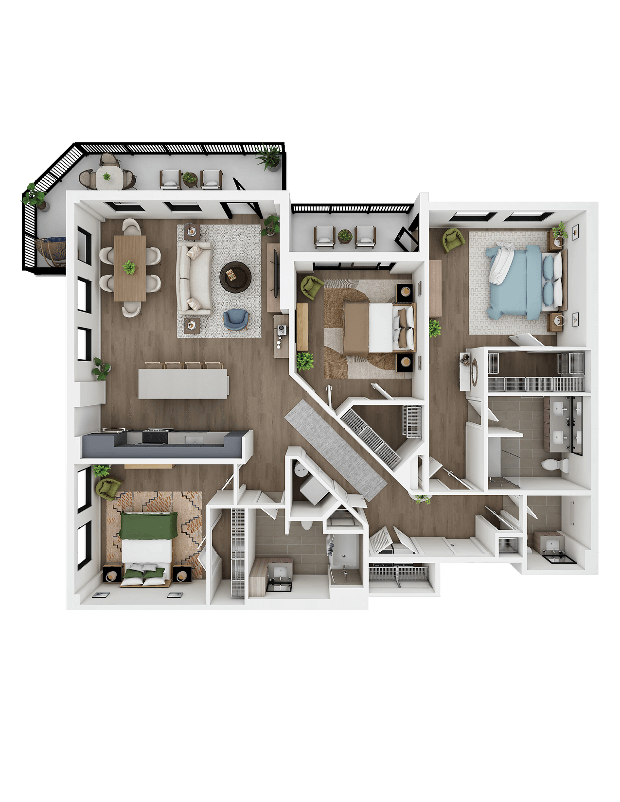 3 Bed/2.5 Bath-C1