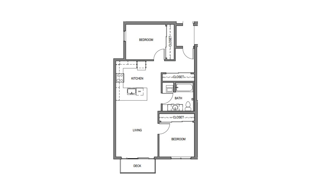 2 Bed/1 Bath-MFTE-F1