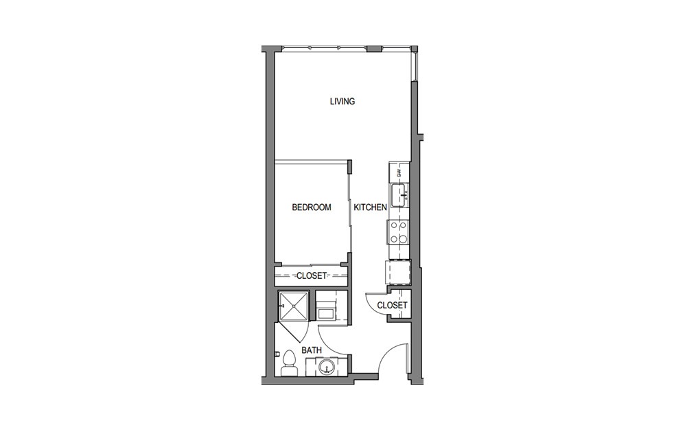 1 Bed/1 Bath-C1