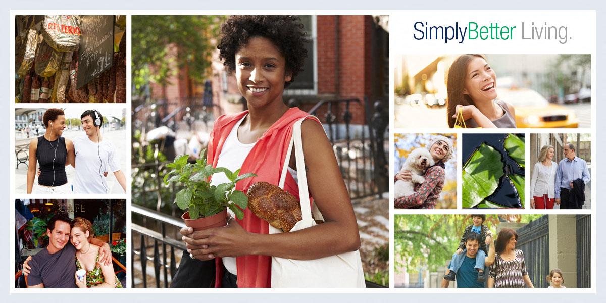 a collage of photos of a woman holding a potted plant