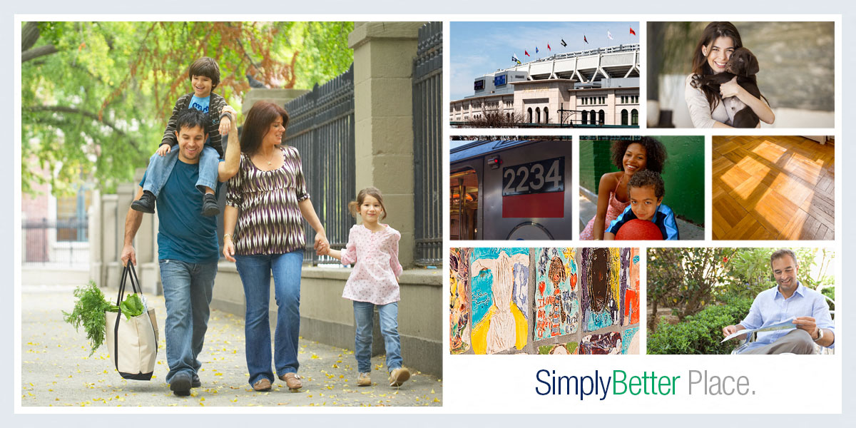 a collage of people walking down the street and talking on the phone
