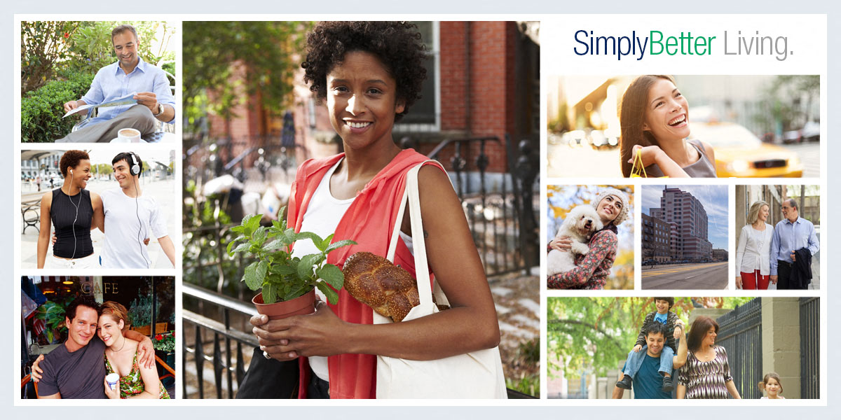 a collage of pictures of people and a plant