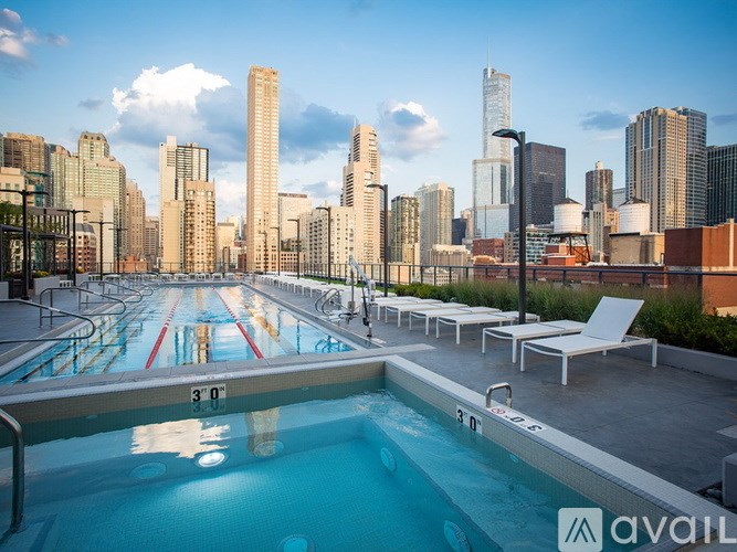 A swimming pool with the number 30 on it.