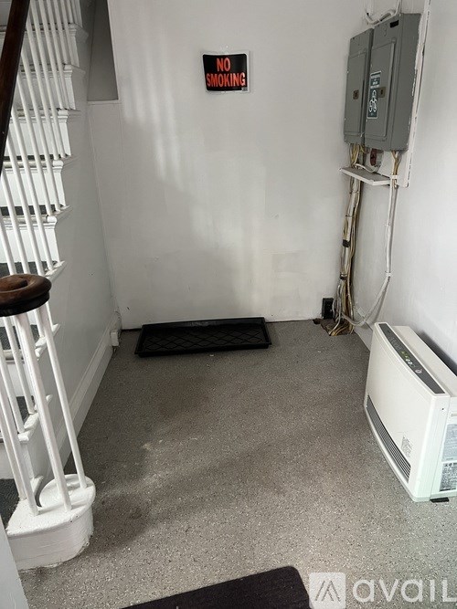 A sign on the wall says "NO SMOKING".