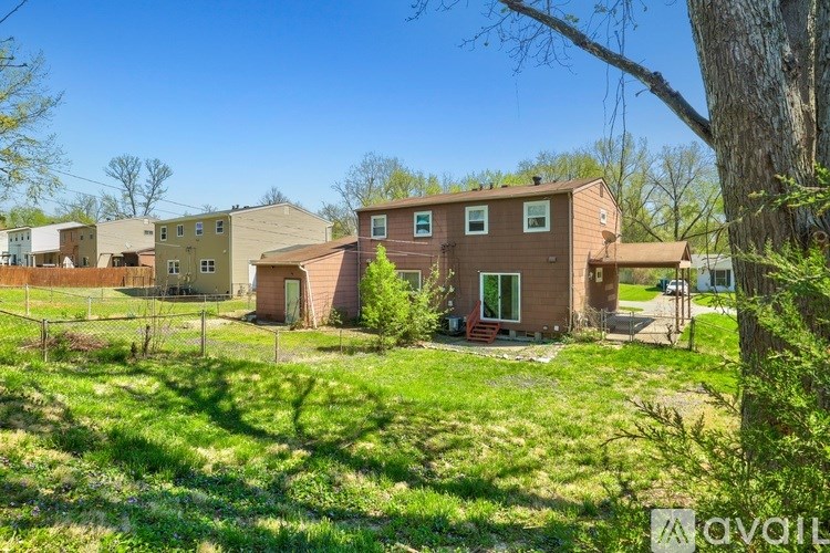 A row of houses with a tree in the foreground.