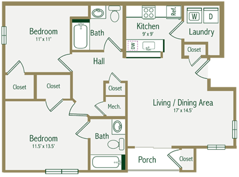 900 Poplar Forest Rd 1-3 Beds Apartment for Rent - Photo Gallery 5