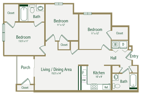 900 Poplar Forest Rd 1-3 Beds Apartment for Rent - Photo Gallery 6