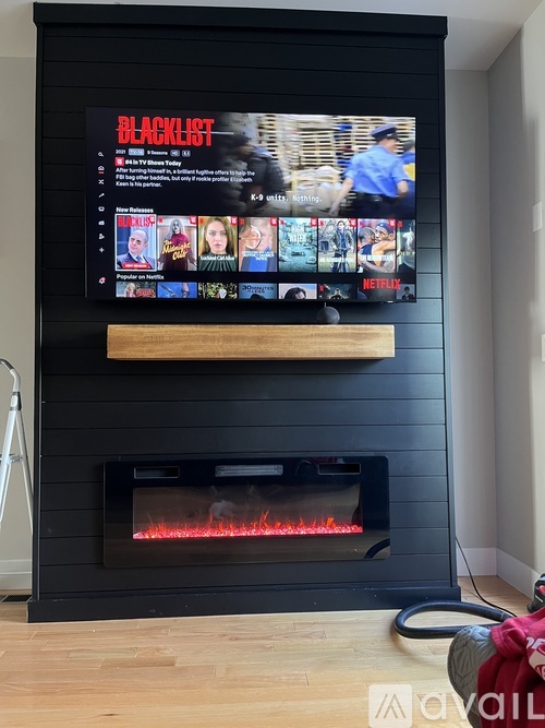 A black TV screen with the word Blacklist on it.