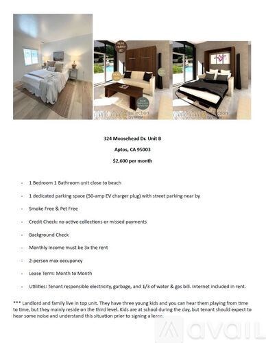 324 Moosehead Dr 1 Bed Apartment for Rent