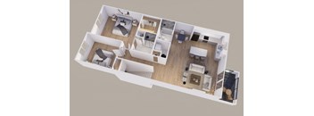 Upper - Rear View - 1 Stall