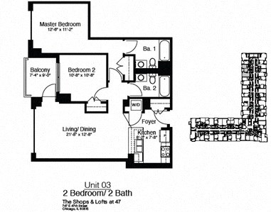 747 E. 47th 1-2 Beds Apartment, Affordable for Rent - Photo Gallery 12