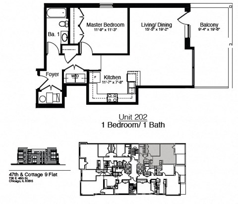 747 E. 47th 1-2 Beds Apartment, Affordable for Rent - Photo Gallery 11