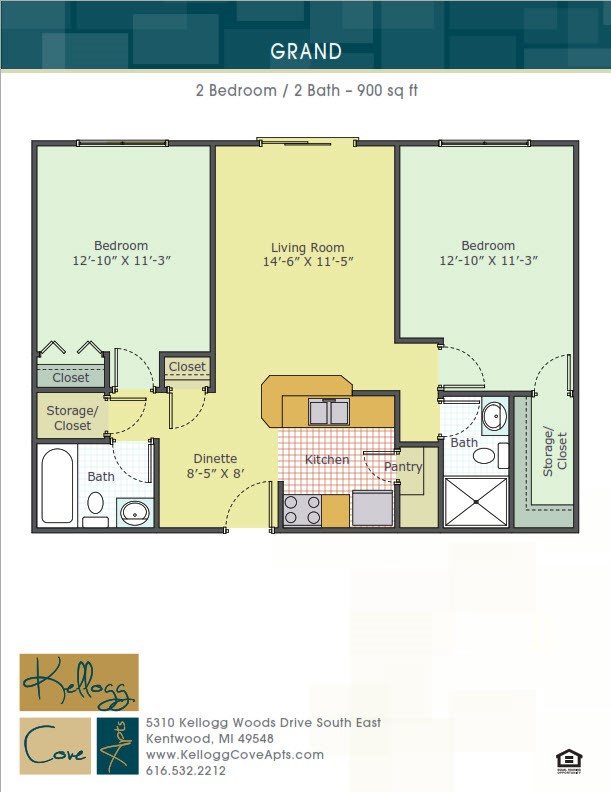 Kellogg Cove Apartments, 5310 Kellogg Woods Drive SE, Kentwood, MI