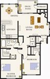 2x1 Floor Plan Carmel Upstairs