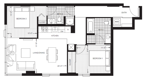 1720 SW 4th Avenue Studio-3 Beds Apartment for Rent - Photo Gallery 54