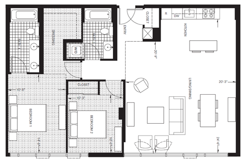 1720 SW 4th Avenue Studio-3 Beds Apartment for Rent - Photo Gallery 57