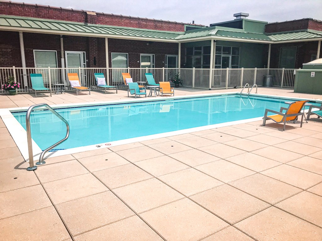 the swimming pool at our hotel