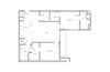Chastain 2 Bed 2 Bath Floor Plan Chastain 2 Bed 2 Bath Floor Plan at 755North, Georgia