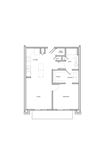 1 Bed 1 Bath Floor Plan 1 Bed 1 Bath Floor Plan at 755North, Georgia, 30306