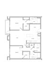 2 Bed 2 Bath Floor Plan 2 Bed 2 Bath Floor Plan at 755North, Atlanta