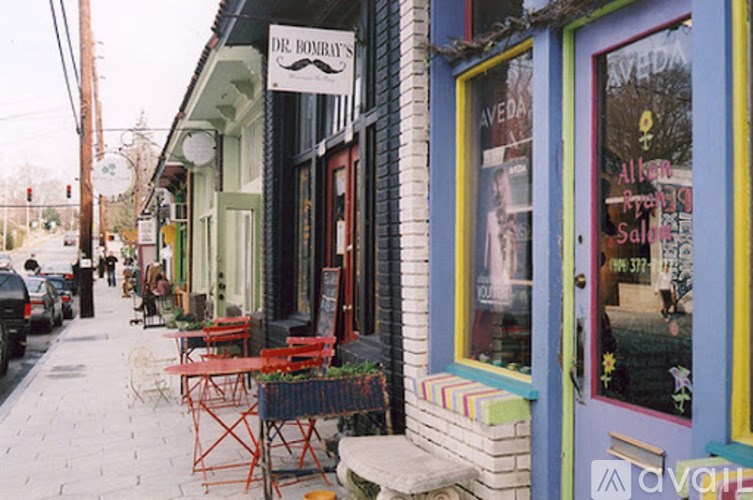 A street view of a building with a sign that says "Dr. Bombay's".