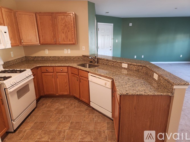 A room with a carpeted floor and a window.