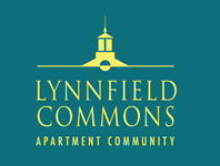 The image is a logo for Lynnfield Commons Apartment Community.