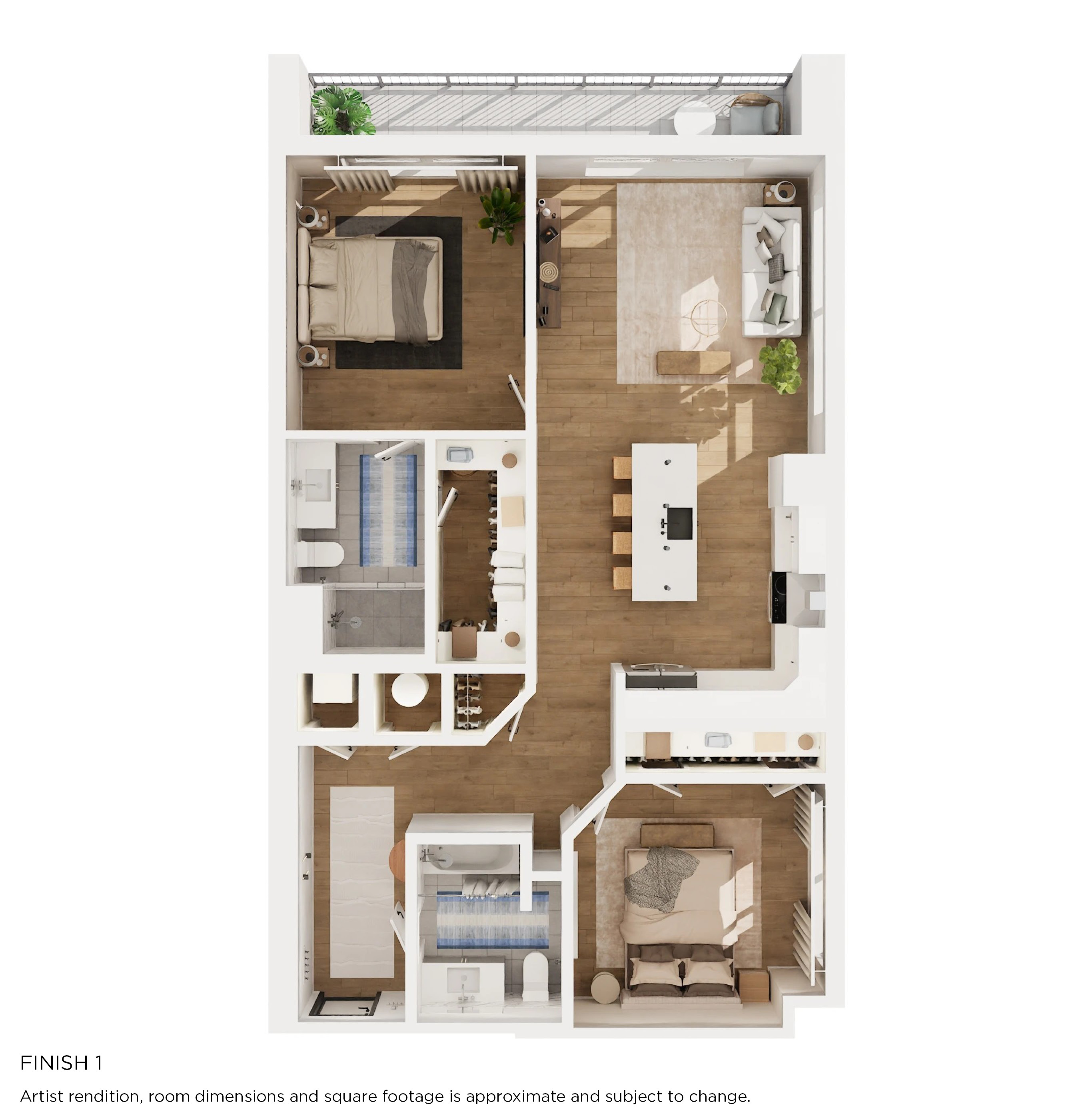 B2 Floorplan with Finish 1