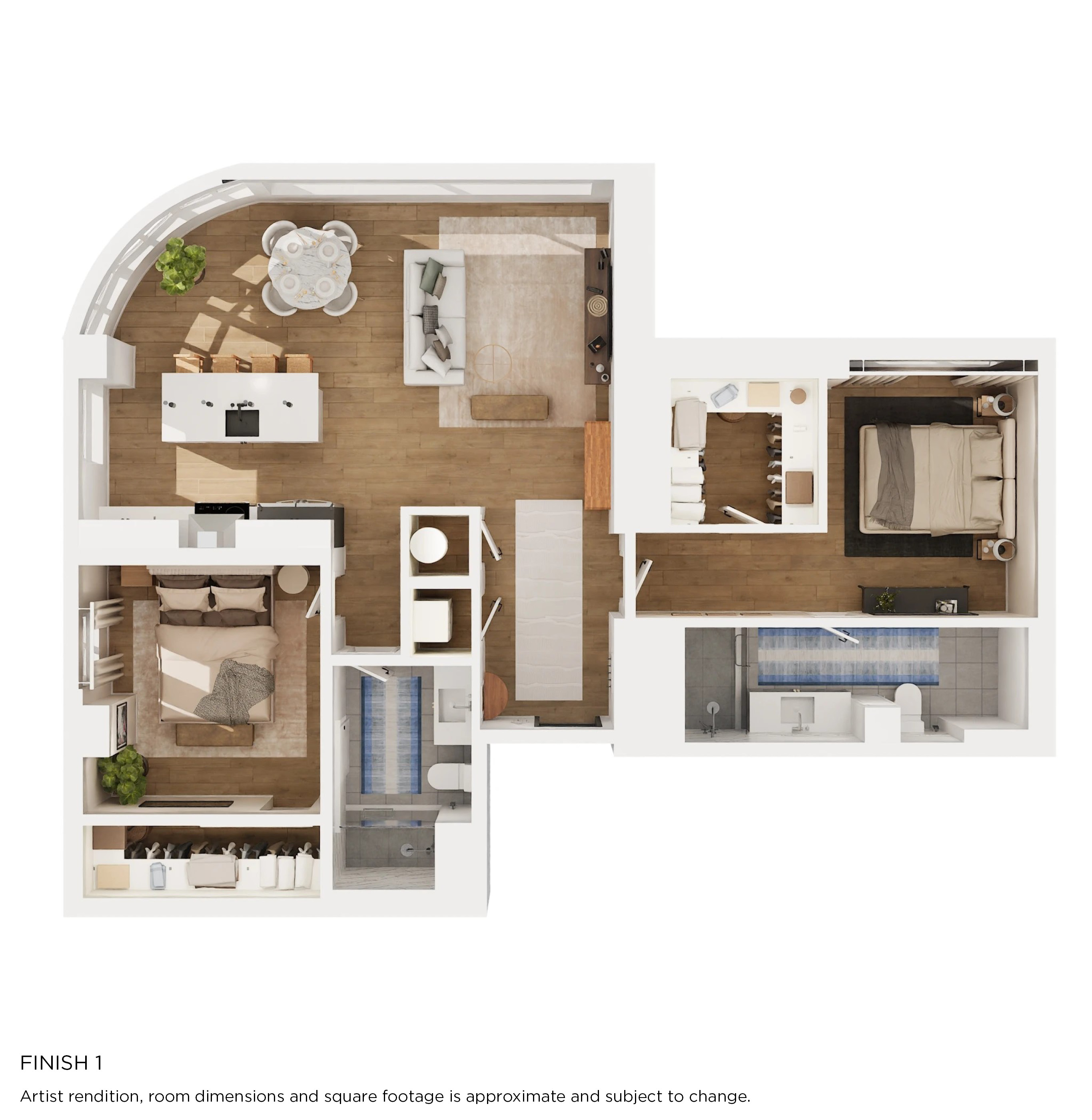 B4 Floorplan with Finish 1