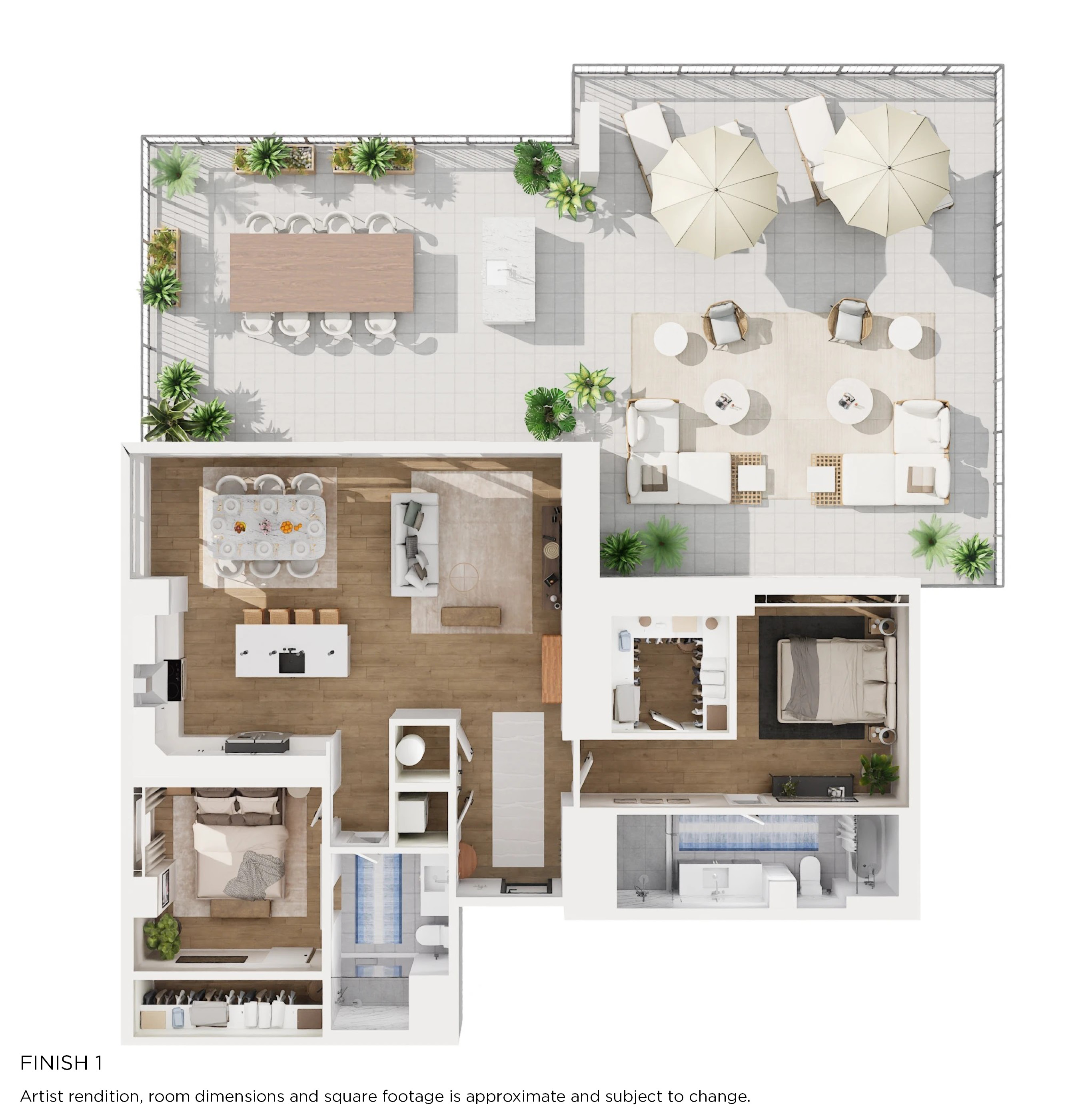 B5 Floorplan with Finish 1