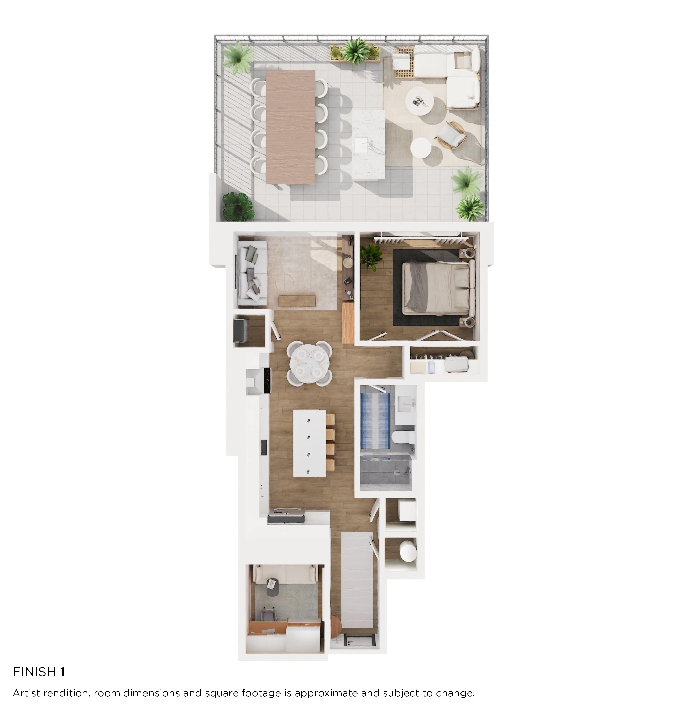 A2 Floorplan with Finish 1