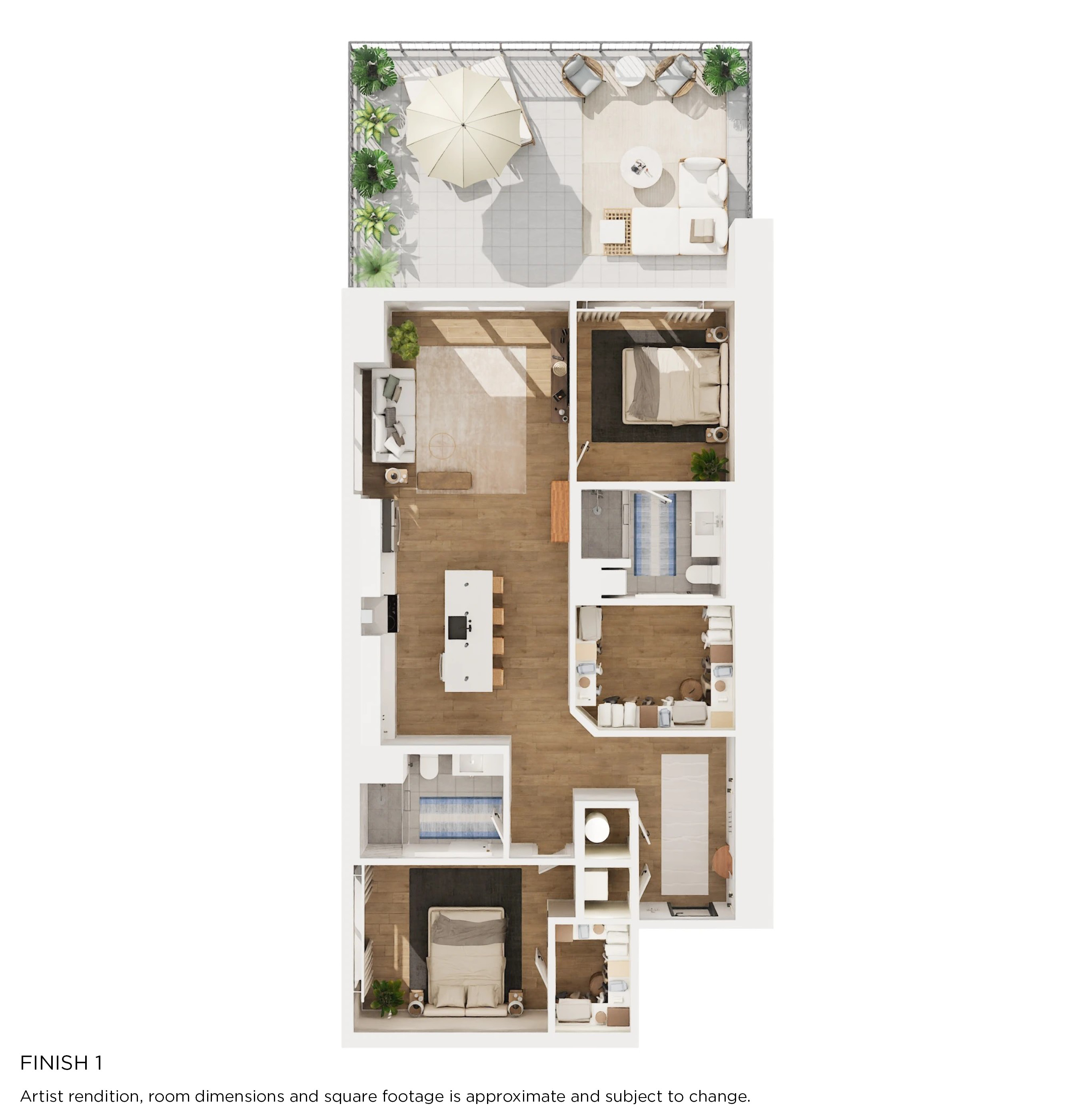 B6 Floorplan with Finish 1