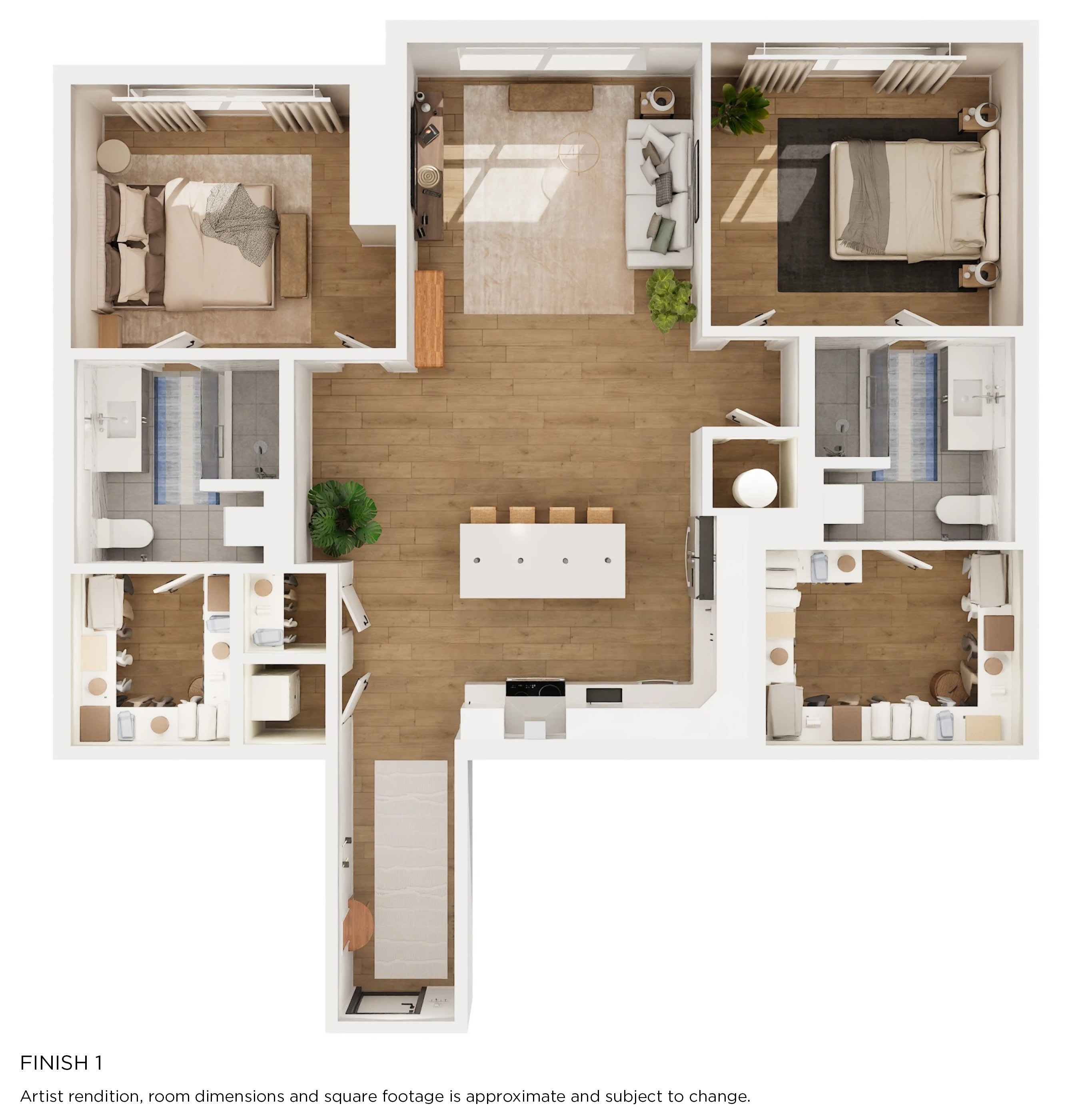 B7 Floorplan with Finish 1